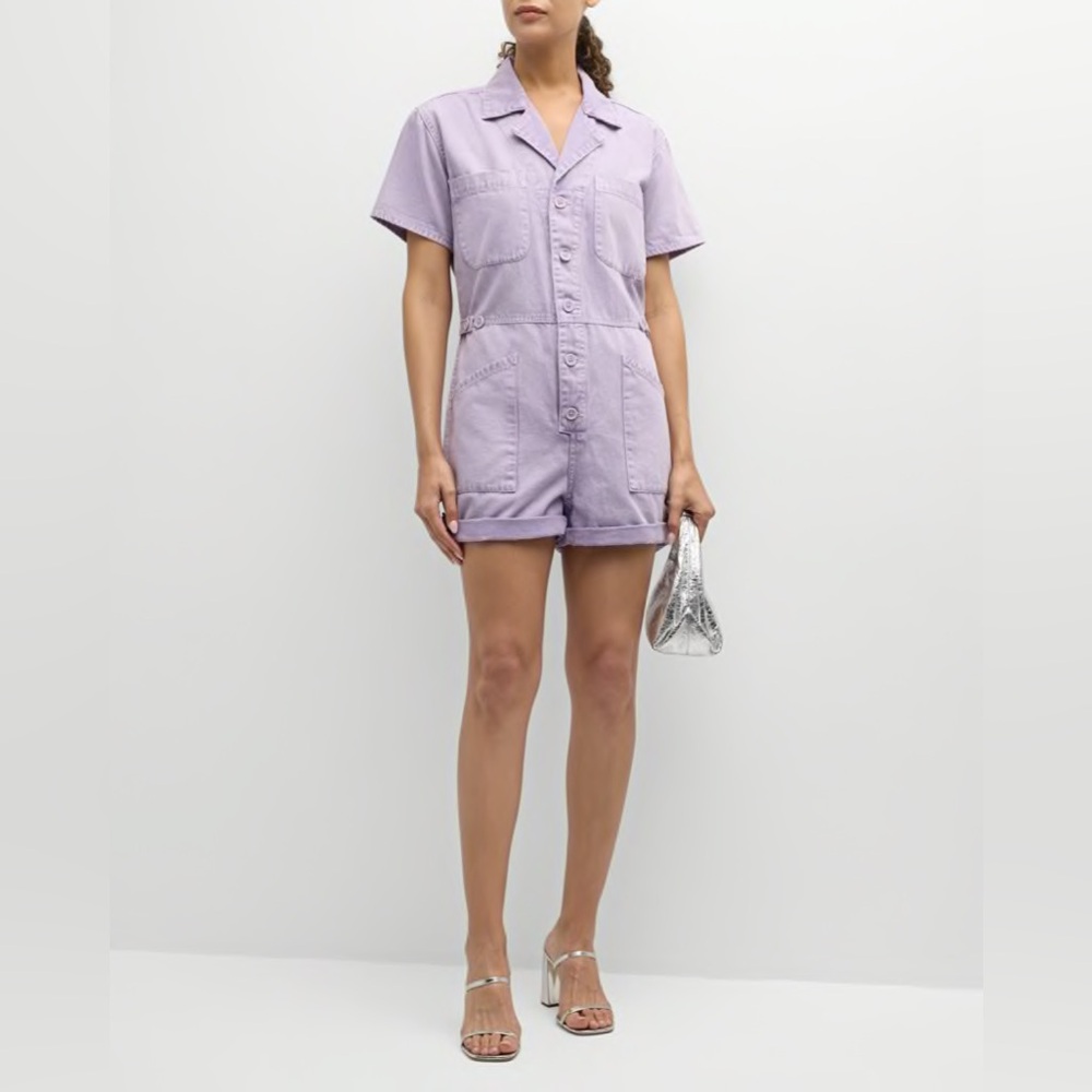 PISTOLA Parker Short-Sleeve Romper